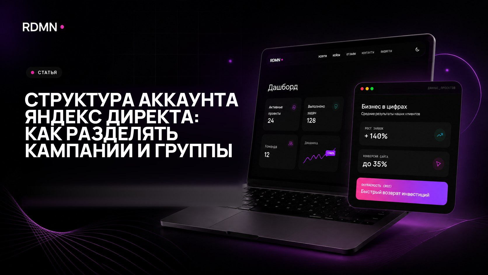 Структура аккаунта Яндекс Директа: как разделять кампании и группы