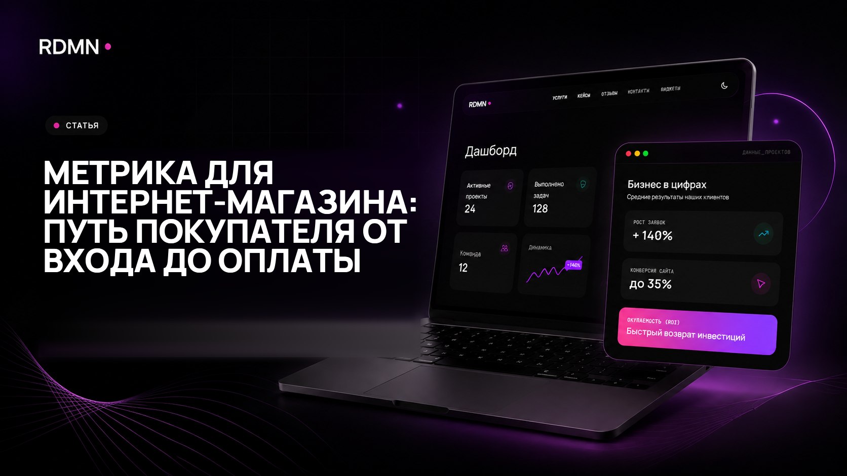 Метрика для интернет-магазина: путь покупателя от входа до оплаты
