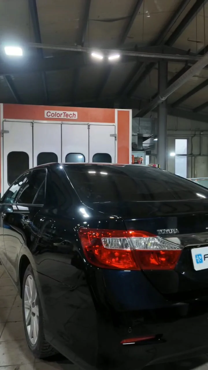 Toyota Camry - окрас элементов в камере: после работ